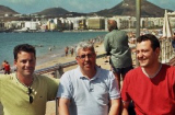 De izquierda a derecha Antonio Ram�n Mart�n Adri�n, Abel Mart�n y Daniel Vila.