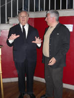 El maestro Alfred Hitchcock y el Prof. Abel Martn, en el Madame Tussauds de Londres