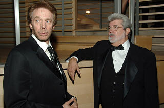 Jerry Bruckheimer y George Lucas